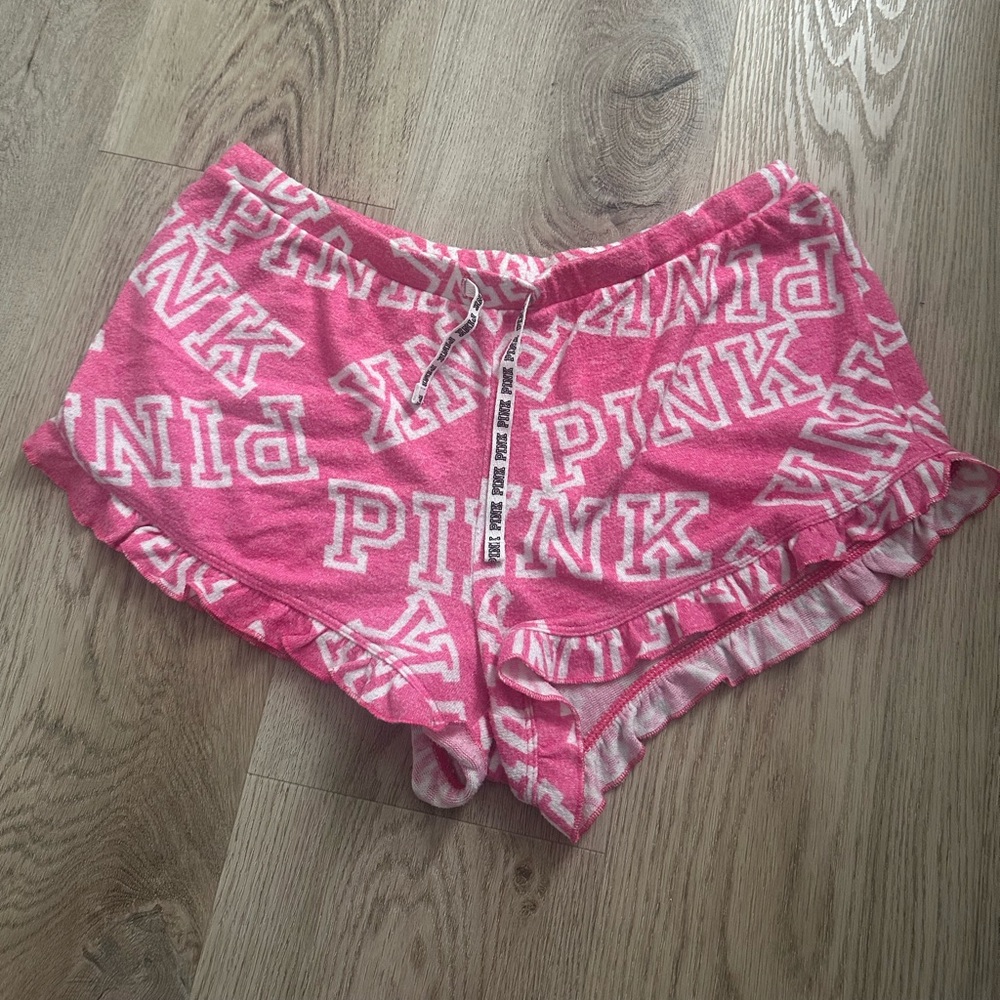 PINK Victoria's Secret Pink and White Sleepwear
